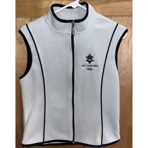 New & Vintage! Women's Salt Lake City 2002 Olympic Fleece Vest. Orig $79! Sz M
